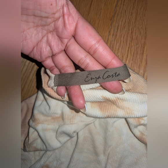 3S. NWOT ENZA COSTA SILK RIB PENCIL MAXI SKIRT IN SAND IONIC - Picture 6 of 7